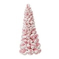 thumbnail image 2 of Figura de árbol de Navidad, manualidades para árboles de Navidad, regalo de Navidad, versátil y decorativo. Rosa Blanco, 2 of 9
