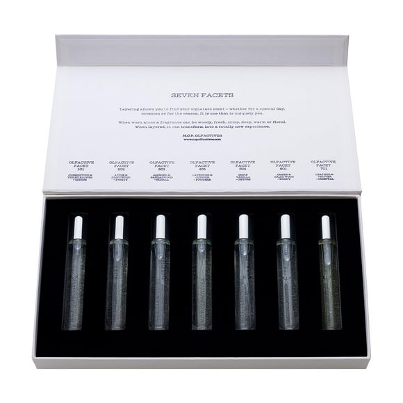 Set de perfume N.C.P Seven Facets, unisex, 7 x 10 ml EDP