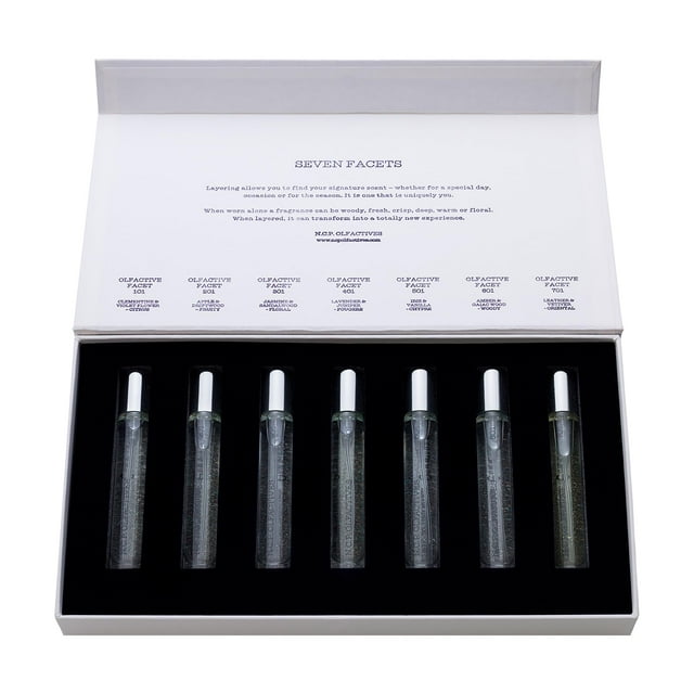 Set de perfume N.C.P Seven Facets, unisex, 7 x 10 ml EDP