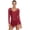 Burgundy, variant on Hansber Latin Dance Dress for Women Rhinestone Tassels Skirt Fringe Leotards Rumba Samba Salsa Ballroom Dancewear Hot Pink L