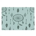 thumbnail image 2 of Arrow Cutting Board, Anthique Dreamcatchers Feathers and Arrows Design Western, Decorative Tempered Glass Cutting and Serving Board, Large Size, Black White, by Ambesonne, 2 of 5