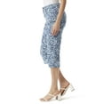 thumbnail image 2 of Gloria Vanderbilt Swan Series Women's and Women's Plus Amanda 5 Pocket Capri, 21" Inseam, Sizes 6-18, 2 of 5