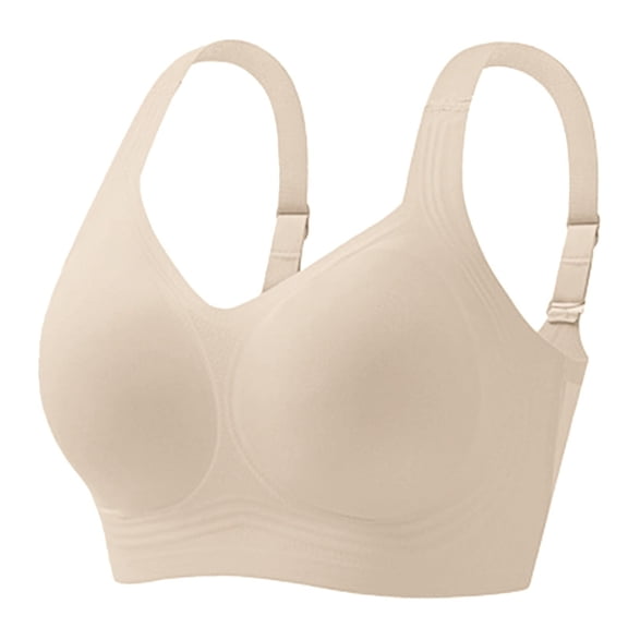 Dxzfnsa Jelly Bras for Women Fashion Womens Push Up Wireless Yoga Bras Comfortable No Underwire Solid Color Sport Bralettes Full Coverage Everyday Bras