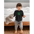 thumbnail image 5 of Shamrock Lucky Charmer Toddler Long Sleeve T Shirt, 5 of 5
