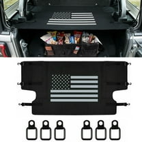Rear Trunk Cargo Cover Luggage Shade For Jeep Wrangler JKU 2007-2018 4-Door
