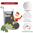 thumbnail image 5 of Naloa Cute Dinosaur Christmas Stockings Decorations, Xmas Ornaments, DIY Personalized Farmhouse Decor for Home Family Party Tree, 5 of 7