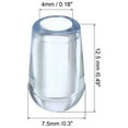 thumbnail image 2 of REGALWOVEN 100Pcs Kitchen Sinks Rack Feet, Plastic Sink Protective Replacement Clear 4 x 7.5mm, 2 of 6