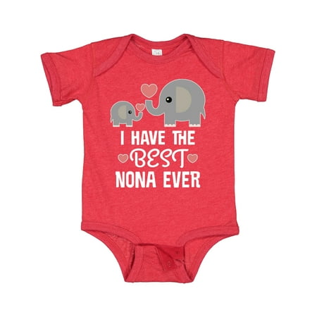 

Inktastic Best Nona Ever Grandchild Gift Baby Boy or Baby Girl Bodysuit