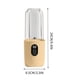 thumbnail image 3 of Vaso exprimidor portátil 600ml | Licuadora de alta potencia recargable por USB | 16 cuchillas de acero inoxidable, bloqueo de seguridad magnético | Uso al aire libre, viajes, oficina | Base, 3 of 5