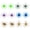 Color Mixing, variant on Bombrooster 25-Pack Single Color Sea Urchin Bass Lures, Glitter PET Soft Baits for Drop Shot, Wacky Rig, Ned Rig, Sizes 1.5 / 2.75 / 3.5 / 4 in