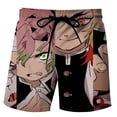 thumbnail image 3 of Sta5 Demon Slayer Anime Shorts Cosplay Pantalones Unisex Tanjirou Kanroji Mitsuri Kyoujurou Disfraz Talla Grande Halloween, 3 of 4