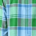 thumbnail image 5 of Luivaraty Womens Flannel Plaid Shirts Long Sleeve Blouse Soft Fashion Casual Button Down Lapel Outwear Tops,S-2XL, 5 of 6