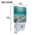 thumbnail image 4 of Serene Ocean Floor Night Light 2 Pack LED Nightlight Plug into Wall Dusk to Dawn Sensor Soft White, 4 of 7