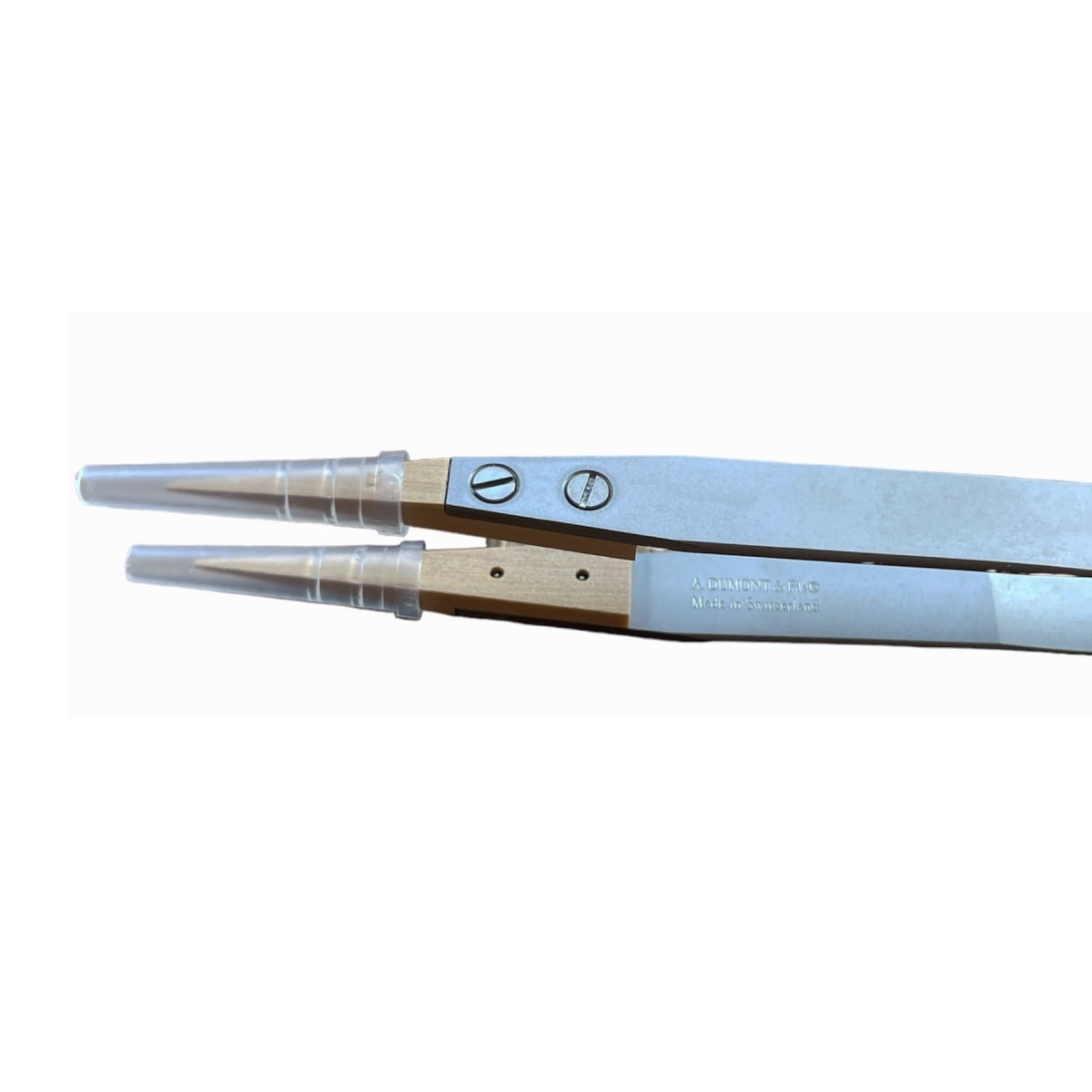 Dumont Dumoxel tweezer 159 with wooden tips for scratch-sensitive components 110 mm