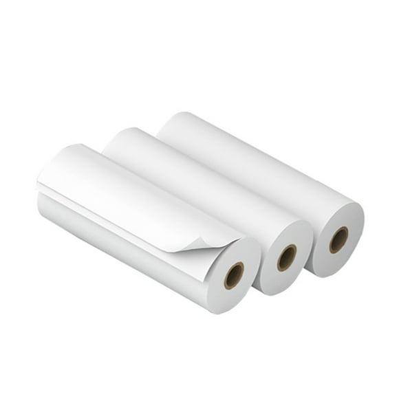 77x30mm Sticky Thermal Paper 3 Rolls for Inkless Printing for Photo Memo Work Plan Journal