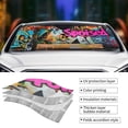 thumbnail image 5 of Fuzoiu Graffiti Lamp Urban Scene Print Car Windshield Sun Shade,Block Uv Rays Sunshade,Foldable Front Window Sun Visor Protector for Car,SUV,Truck-Keep Vehicle Cool-Graffiti Lamp Urban Scene, 5 of 8