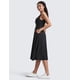 thumbnail image 4 of Vestido CRZ YOGA Cloudweight Doble Capa Midi Negro Grande, 4 of 7
