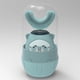 thumbnail image 1 of Kids Electric U-shaped Toothbrush 360 Degree Cleaning Brush With 3 Modes 2 Led Uv Light, 1 of 5