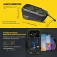 thumbnail image 3 of EVA Hard Shell Mountain Bike Bag Bicycle Front Beam Bag Suitable For 6.1-6.8 " Phones With Rain Cover Quick Release Reflective, 3 of 10