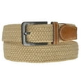 thumbnail image 3 of Marshal Braided Elastic Stretch Belts with Gunmetal Buckle  S110, 3 of 10