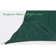 thumbnail image 3 of Vela de sombra rectangular, 3x4m, impermeable, anti-UV, impermeable y transpirable, verde oscuro, 3 of 4