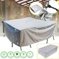thumbnail image 2 of Garden Furniture Covers Waterproof,420D Oxford Fabric Outdoor Furniture Covers Windproof,Anti-UV for Chair and Table Outdoor Rattan Sofa Cover, 2 of 5