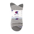 thumbnail image 2 of Champion Men’s Mid Crew Socks 6 Pack – Half Terry Cushion, Moisture-Wicking, Arch Support, Stretch Comfort, Sizes 6–12.5, 2 of 6