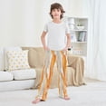 thumbnail image 6 of Boy's Pajama Pants Boys' Long Sleep Pants Children's Pajama Pants Loose Fitting Pajama Pants are Convenient to Put on and Take off L Orange Marble Pattern, 6 of 9