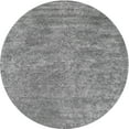 thumbnail image 1 of Ahgly Company Indoor Round Contemporary Gray Abstract Area Rugs, 7' Round, 1 of 6