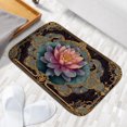 thumbnail image 6 of 1pc Lotus Flower with Ornate Absorbent Non-Slip Bathroom Thickened Flannel Rug Decor,Soft,Quick Drying,Suitable For Indoor/outdoor Use,Bathrooms,Bedrooms,Kitchens,Terrace,Laundry Rooms,16"x24", 6 of 9