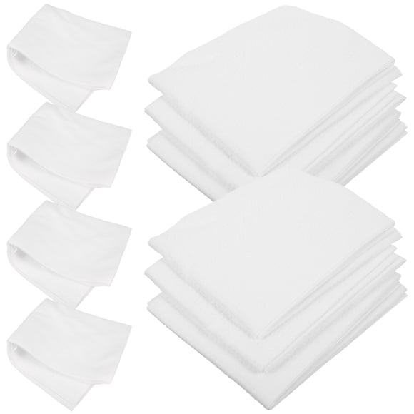 Nestingho 10 Pcs Disposable Washcloths Absorbent White For General Users