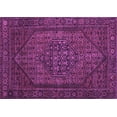 thumbnail image 1 of Ahgly Company Indoor Rectangle Persian Purple Traditional Area Rugs, 8' x 12', 1 of 4
