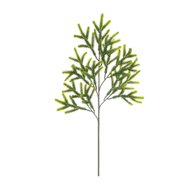 Christmas Decorations for Tree Artificial Simulation Pines Needles One Fake Pines Branches Christmas Desktop Decoration Christmas Red Fruit Pines Needles Christmas Decorations Table Decor