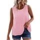 thumbnail image 4 of Camisas Y Tops de Verano de Mujer Cuello Redondo sin Mangas Camisa Cuadrada Top de Mujer Casual, 4 of 9