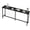 Black, variant on WoofPaw 71 Inch High Top Bar Table, Wooden Rectangular Narrow Long Counter Height Pub Table, Multi-Scene Use for Kitchen Living Room Dining Sofa Entryway,Brown
