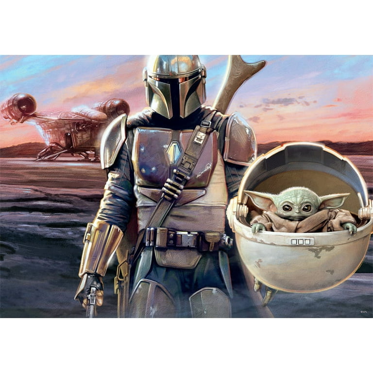 Star Wars The Mandalorian 500ピースジグソーパズル Buffalo Games Star Wars The Mandalorian & Child 500-Piece
