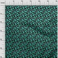 thumbnail image 3 of oneOone Polyester Spandex Turquoise Green Fabric Fruits Sewing Material Print Fabric By The Yard 56 Inch Wide, 3 of 4