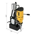 thumbnail image 2 of VEVOR 1680W MD50 Magnetic Drill 300 RPM Spindle Speed Electric Magnetic Drilling System with 2 Inch Boring Diameter and 2900 LBS Magnet Force, 2 of 9