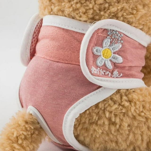 Female Dog Sanitary Pants Washable Reusable Physiological Pet Diapers Shorts Menstrual Care Pants For Small Medium Dogs