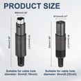 thumbnail image 2 of 2 Set S-Video DIN Mini Socket 6 Pin Signal Transmission Mini Din Plug Mini Din Connector(PS/2 Male and Female Plug), 2 of 7