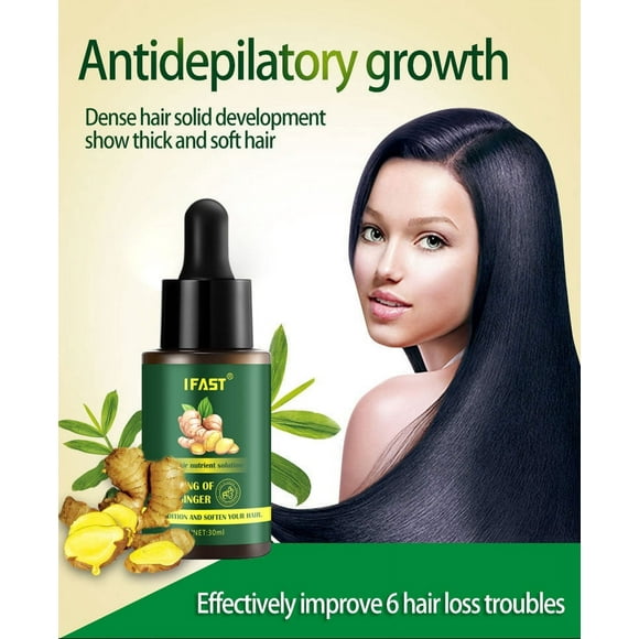 DPTALR Ginger Oil, Ginger Hair Growth Serum,7 Days Ginger Serum For Nourishing Hair For Women & Men 30ml