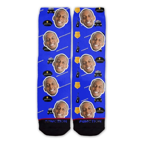 Function - Custom Best Police Officer Ever Pattern Socks
