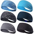 thumbnail image 1 of Bandeau de Course pour Femmes, Bandeaux de Sport pour Hommes, 6 Pièces, 1 of 5