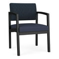 thumbnail image 1 of Fauteuil d'Appoint pour Réception et Salle d'Attente Lenox en Acier / Acier Noir / Bleu / Bleu, 1 of 5