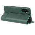 thumbnail image 6 of ELEHOLD for Samsung Galaxy A14 5G Flip Leather Wallet Case with Card Slots Kickstand Function Shockproof Protective Cover, Darkgreen, 6 of 8