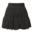 thumbnail image 7 of Ruffled Tennis Skorts for Women High Waisted Pleated Mesh Layered Tulle Flowy A Line Mini Skirts with Pockets, 7 of 7