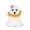 white, variant on Qjidjing Glowing Ghost, Night Light, Seesaw Design, Light Up Feature, for Bedroom Decor, Table Accent, Holiday Ornament