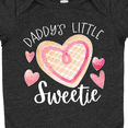 thumbnail image 4 of Inktastic Daddy's Little Sweetie with Pink Heart Cookie Boys or Girls Baby Bodysuit, 4 of 5