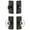 Timeless Bronze, variant on Grandeur 827066 Carre Solid Brass Single Cylinder Keyed Entry Knobset And Deadbolt Combo