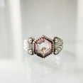 thumbnail image 6 of Hexagon White Topaz Ring, 925 Sterling Silver Oxidized, Women Ring, Natural White Topaz, November, Christmas, Thanksgiving, Tiny Dainty Ring, Handmade, Statement Jewelry, Wedding, Anniversary Gift, 6 of 8